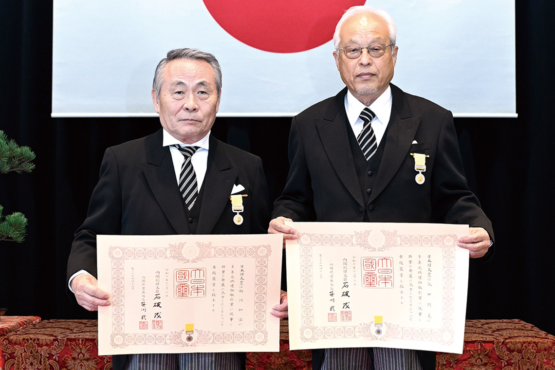 左：稲川知法氏、右：矢口則義氏